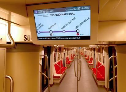 SICE improves the users’ travel experience in Metro Line 6 in Santiago de Chile